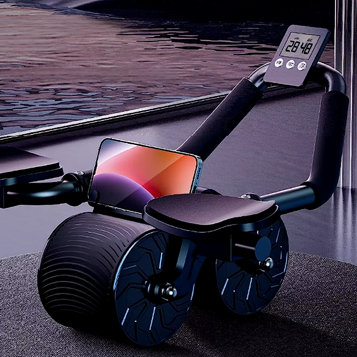 Intelligent Ab Wheel med repetitionsmätare