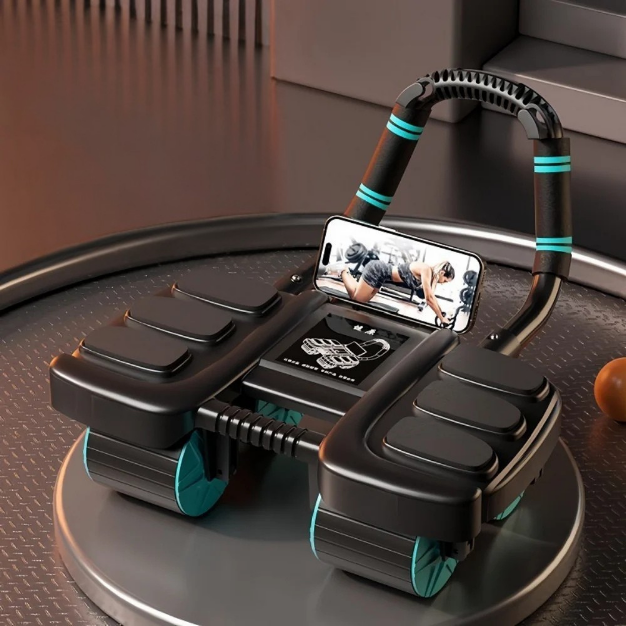 Smart Ab Wheel med Automatisk Tilbagevenden - Optimal Træning