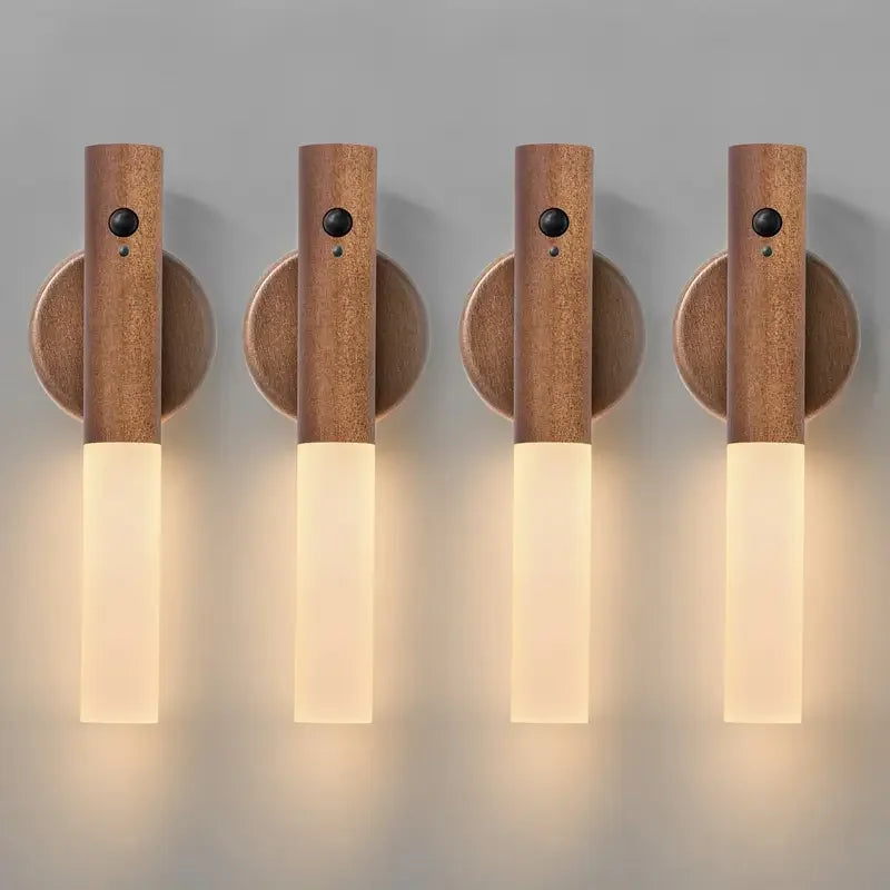 Genopladelig LED Natlys med Bevægelsessensor & Magnetisk Montering