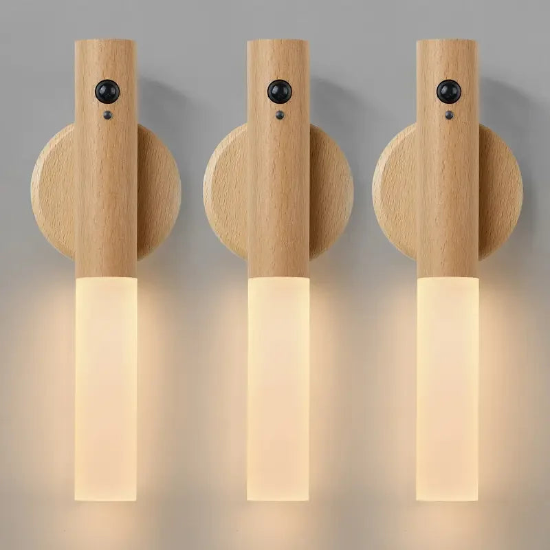 Genopladelig LED Natlys med Bevægelsessensor & Magnetisk Montering