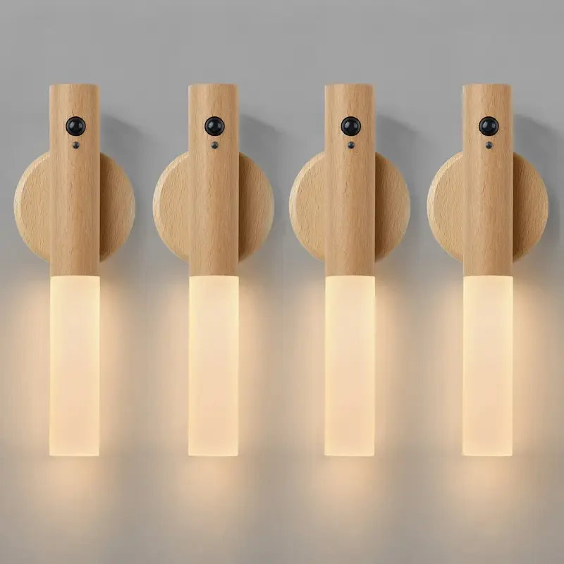 Genopladelig LED Natlys med Bevægelsessensor & Magnetisk Montering