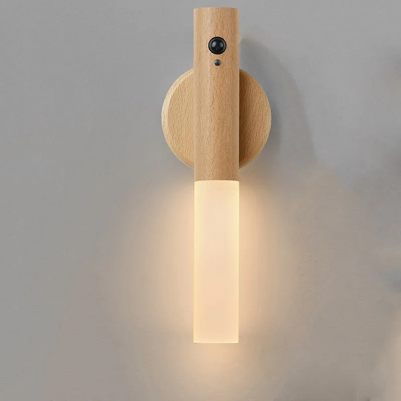 Genopladelig LED Natlys med Bevægelsessensor & Magnetisk Montering