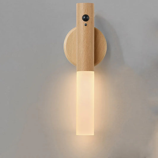 Uppladdningsbar LED-nattlampa med Rörelsesensor & Magnetfäste