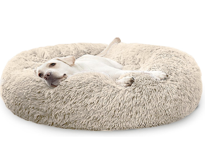 Komfortabel Hundeseng i Donut-form til din firbenede ven