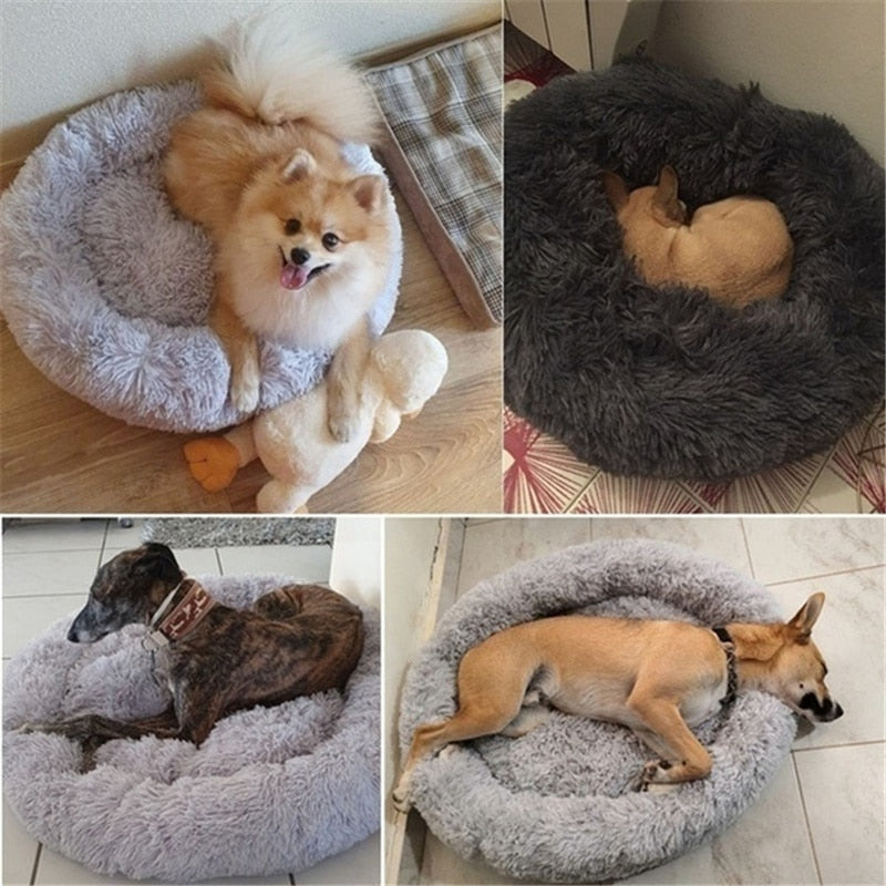 Komfortabel Hundeseng i Donut-form til din firbenede ven