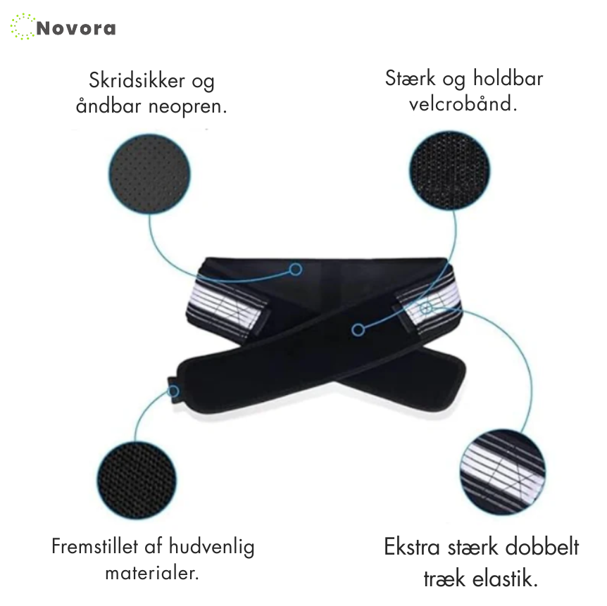 Ergonomisk Rygstøtte for Optimal Holdning og Komfort