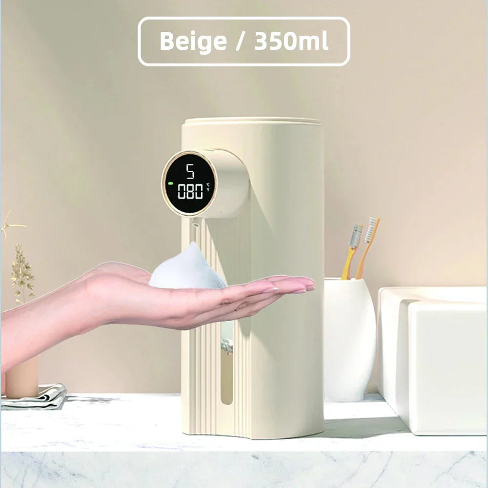 LED-display bevægelsessensor automatisk sæbe skum dispenser