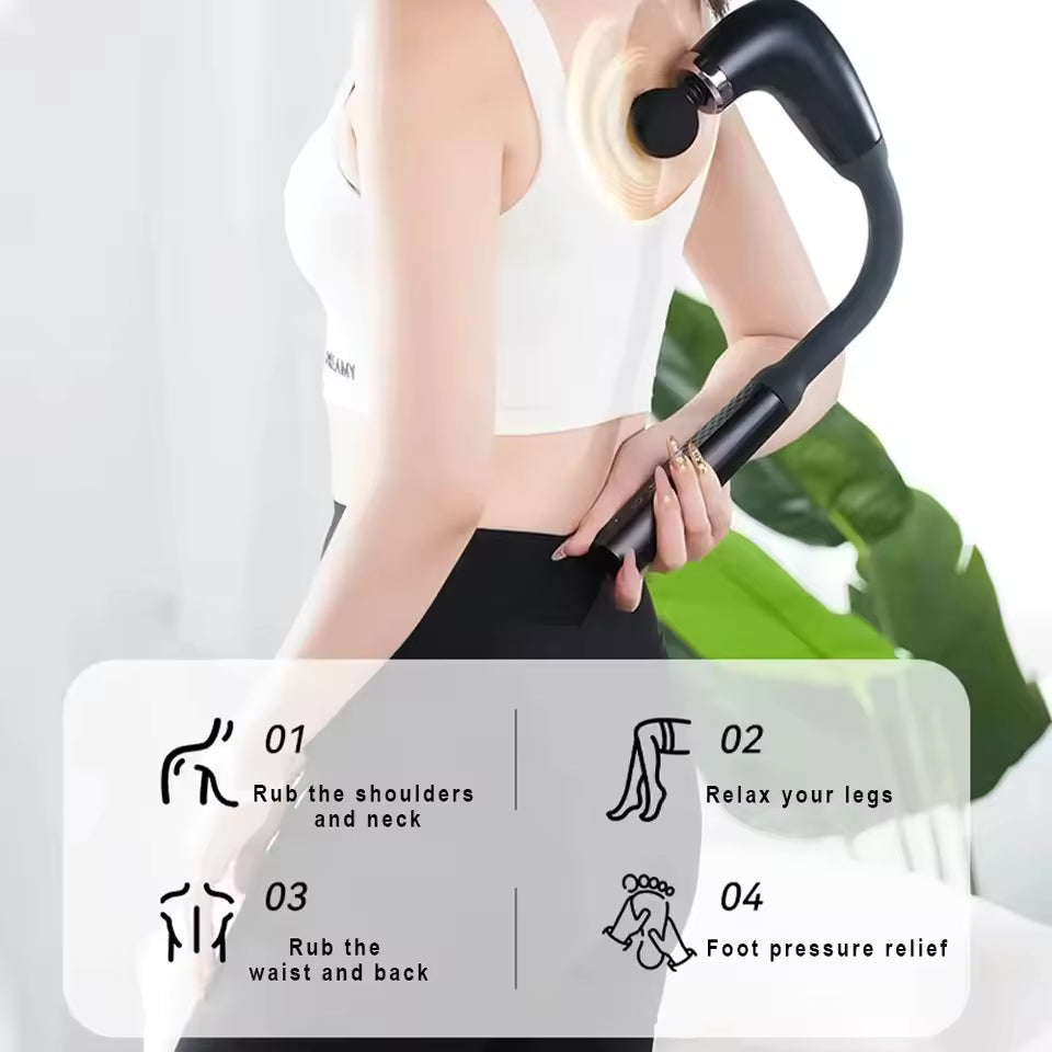 Effektiv Massagepistol til Muskelafslapning – Ergonomisk & Bærbar