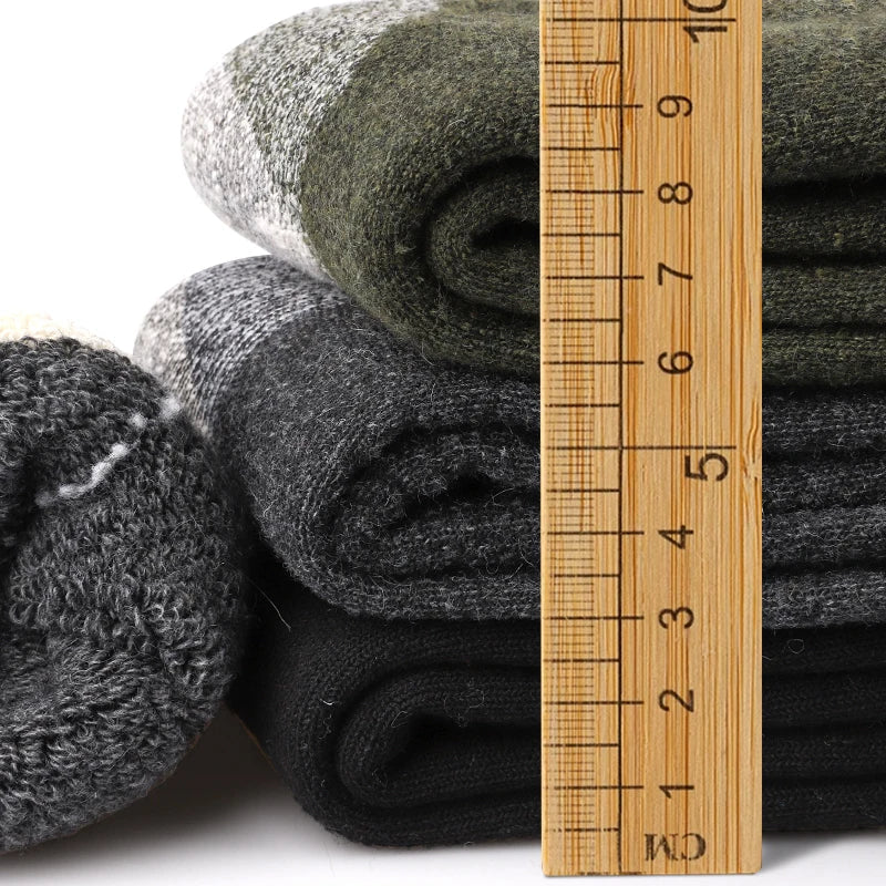 Varma Merinoullstrumpor för Herr | 3-pack | Mellanhög Skaftlängd