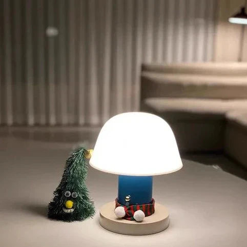 Svampelampe med Blød Belysning til Unik Indretning