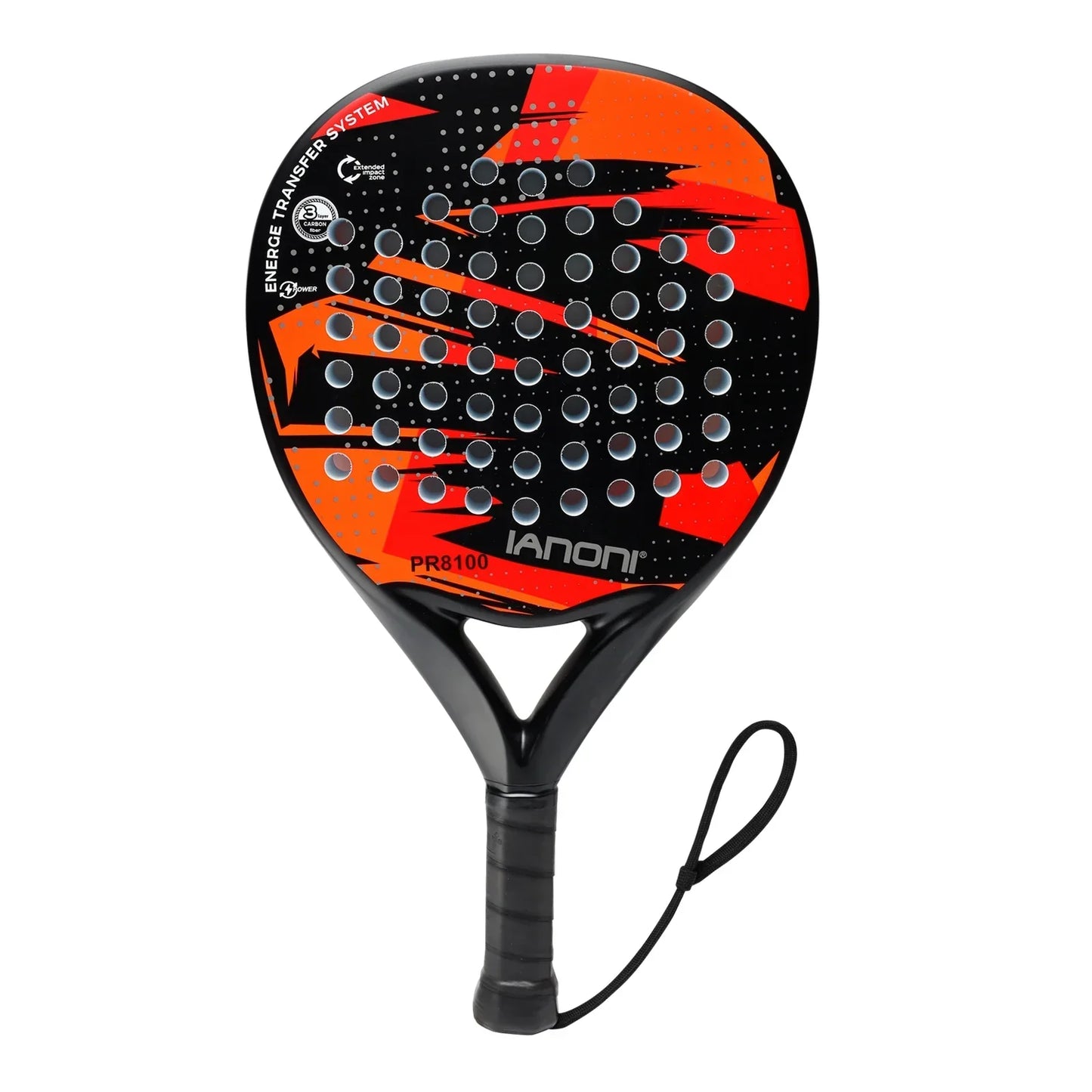Lätthanterat Padelracket i kolfiber, EVA-kärna för precision och styrka