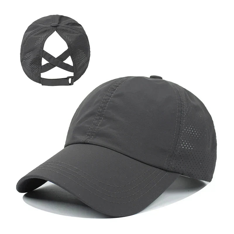 Flexibel och ventilerande sporthatt med justerbar passform – VentCap