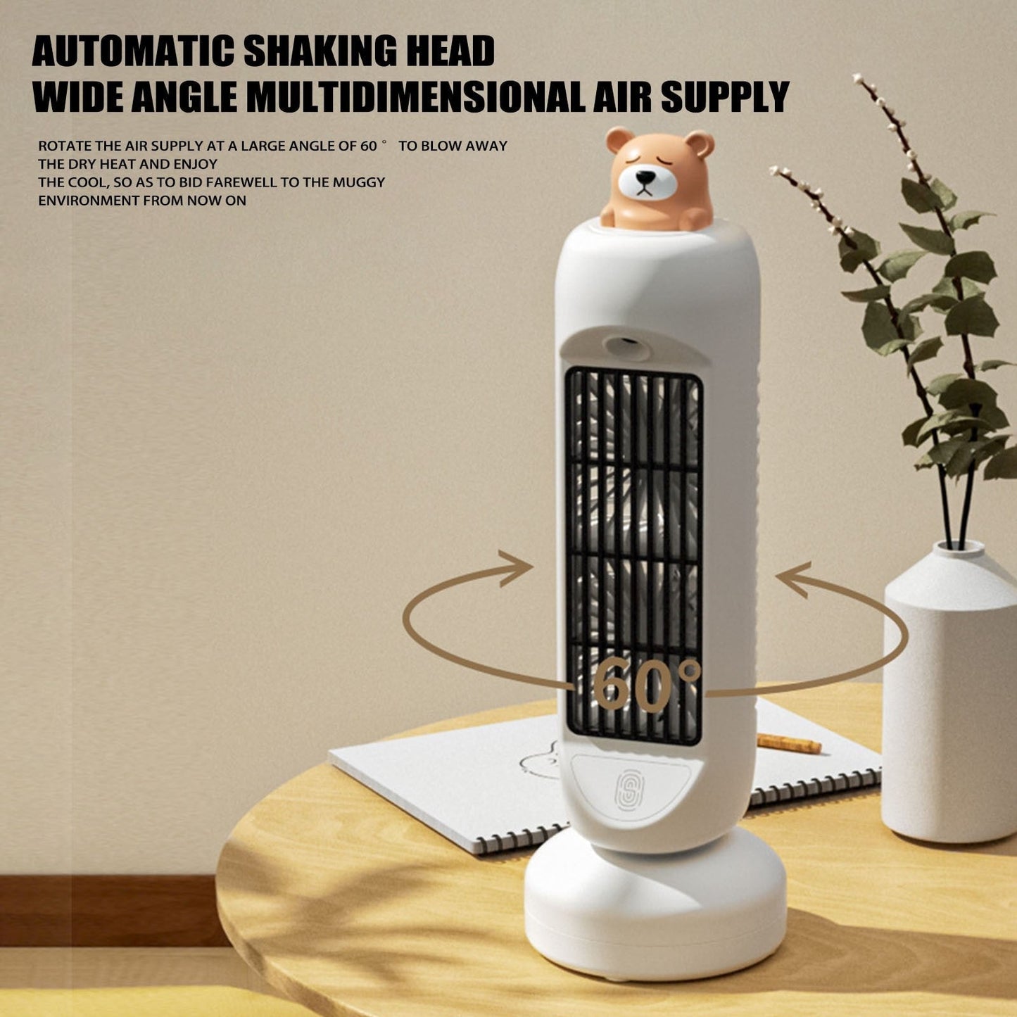 Mini Bear Air Cooler Luftfugter Blæser