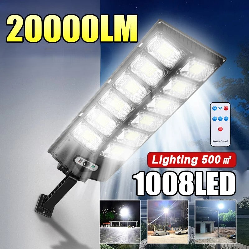 Motion Sense High Lumen Solar Utomhuslampa