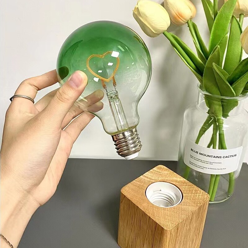 LED Atmosfærelampe med Hjerteform – Evig Kærlighed