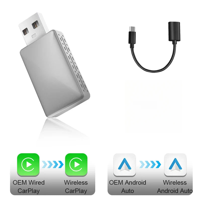 Trådlös CarPlay & Android Auto-adapter – Förenklad bilresa