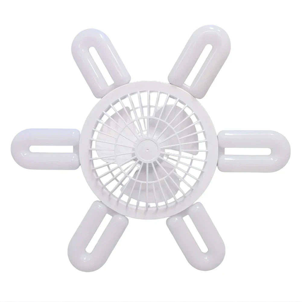 Stille Justerbar Fjernbetjening Loft Foldebar Ventilator Lampe