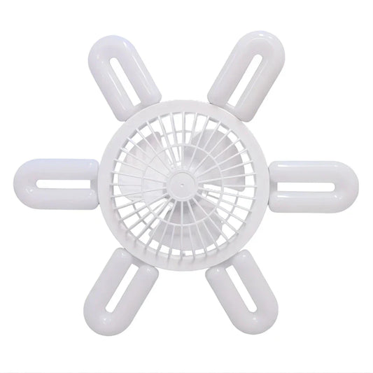 Tyst justerbar fjärrkontroll takfällbar fläktlampa