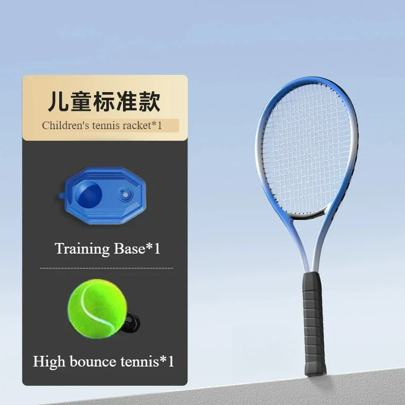 Tennisset för barn, Stötdämpande, Rebound Tränare för Utomhusbruk