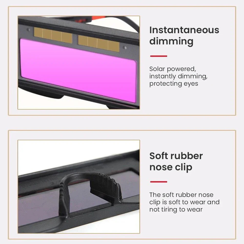 Solcelled svejsebriller