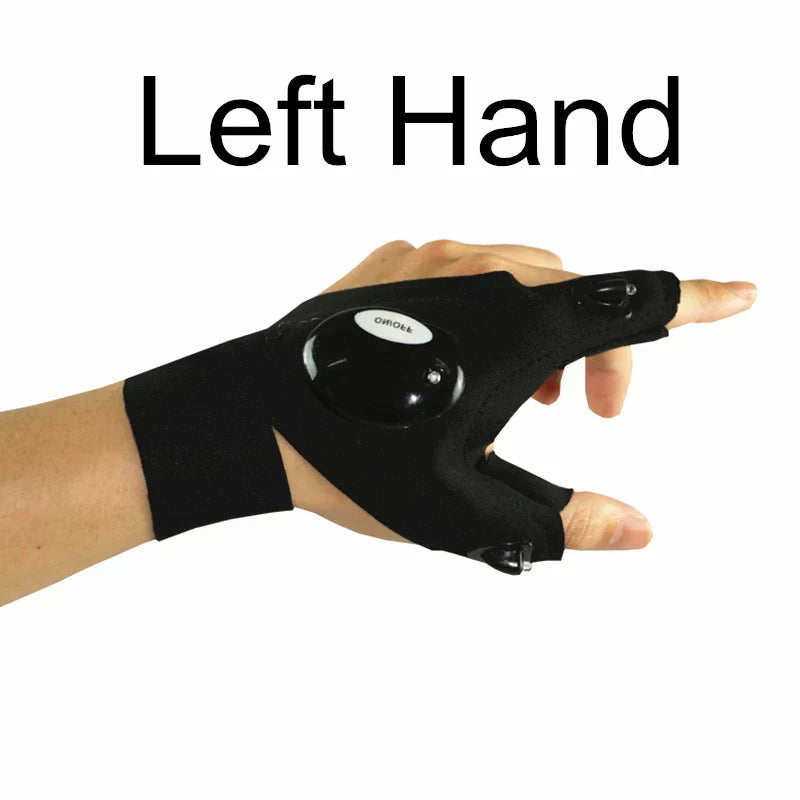 LED Ficklampor med Handskar