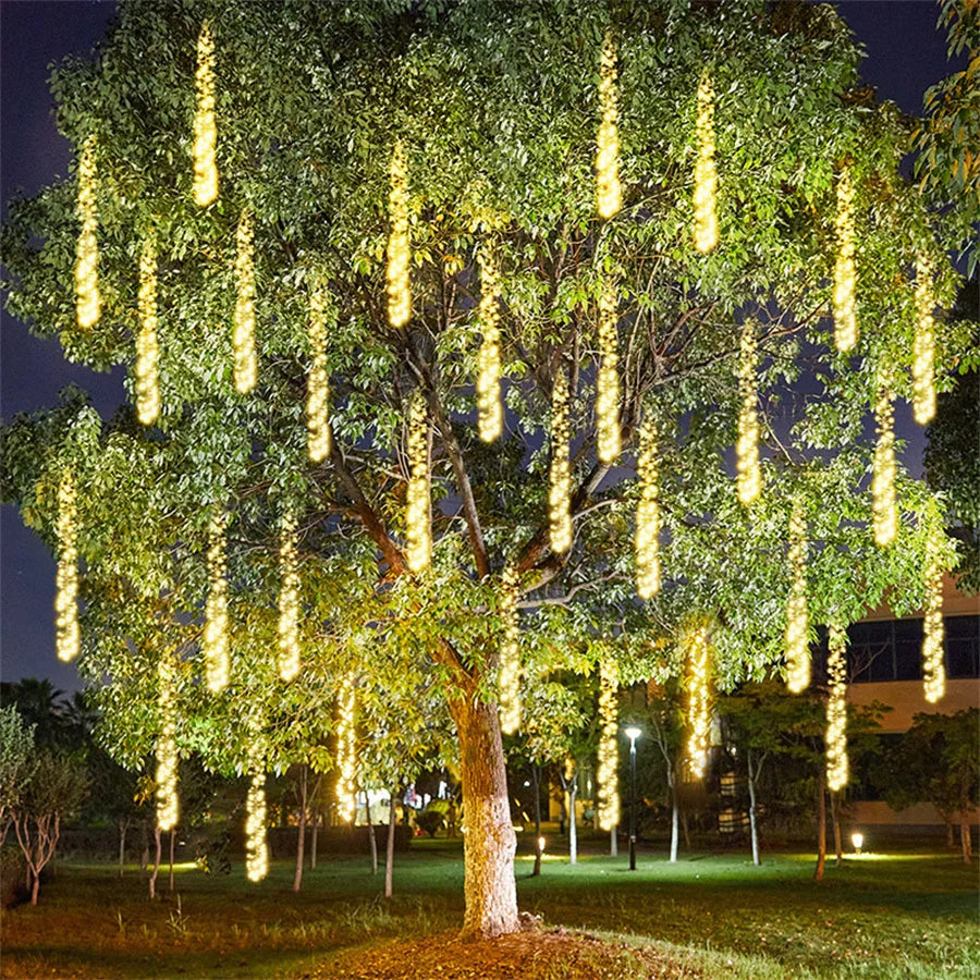 LED Meteorregn Utomhusbelysning