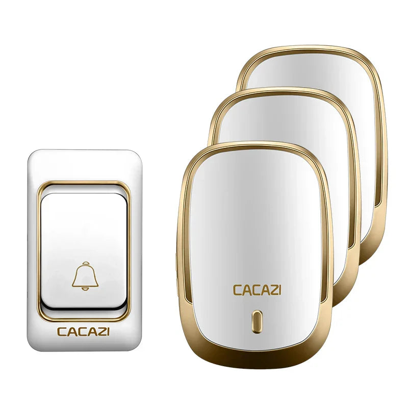 Trådløs LED Hjem Remote Ring Dørklokke