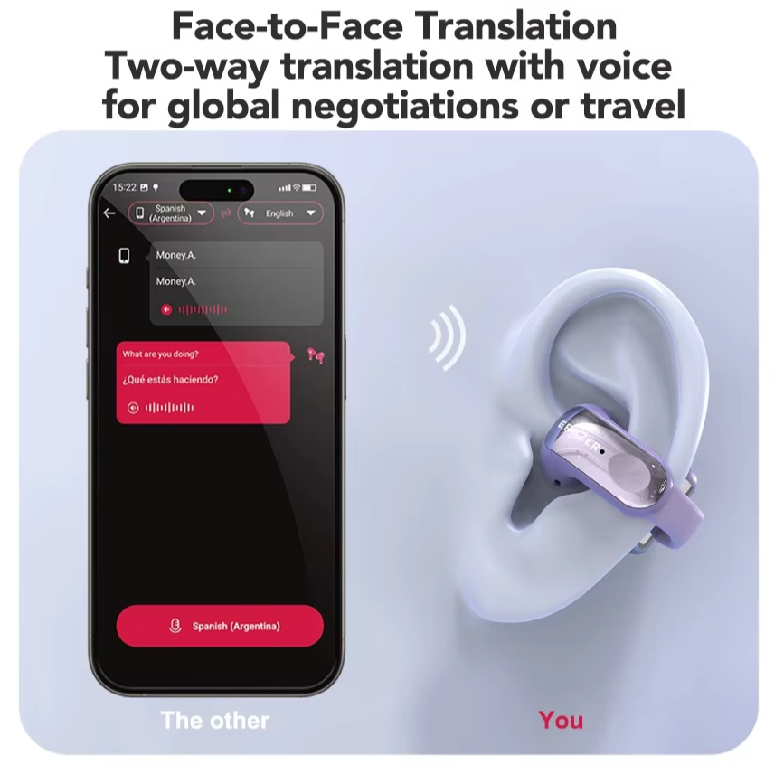 Trådlösa hörlurar med öppen design och ASMR-funktioner