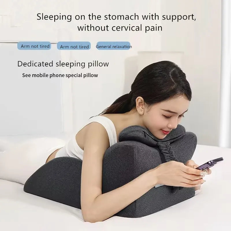 Justerbar lig-på-sengen multitask pude