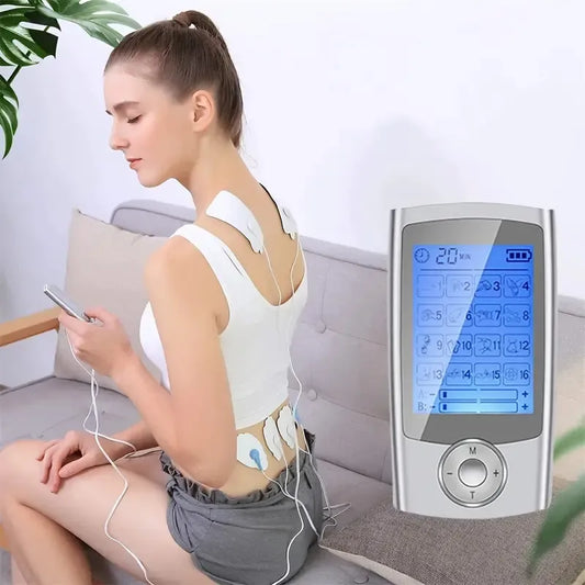 Elektrisk massageapparat med 16 program och lång batteritid