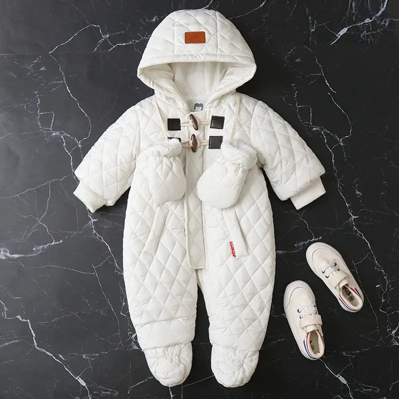 Varm og Komfortabel Babyflyverdragt i Velour