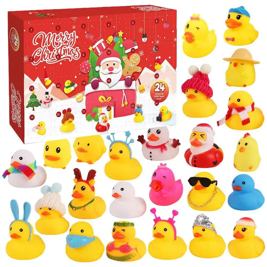 Gummiankejulkalender med 24 designer – julen 2025
