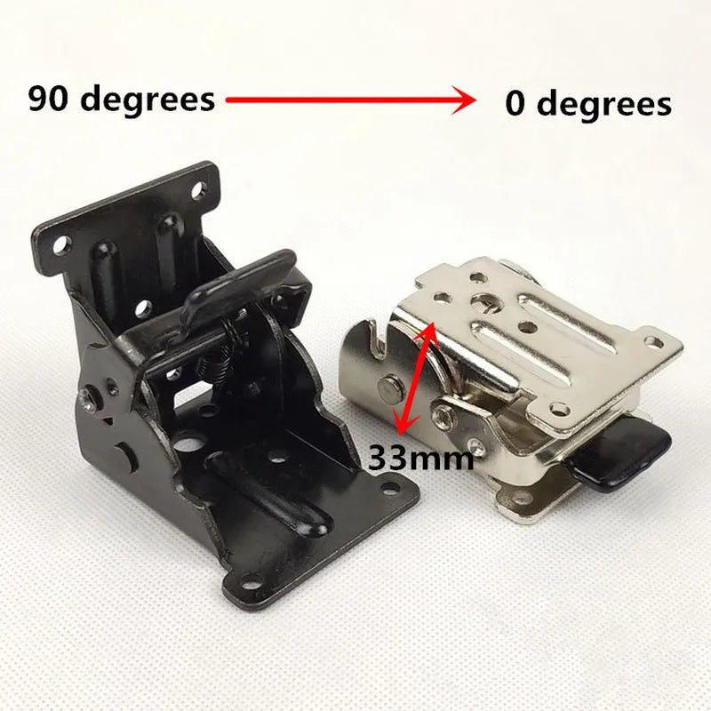 2Pcs Foldable Selv-Låsende Hængsler