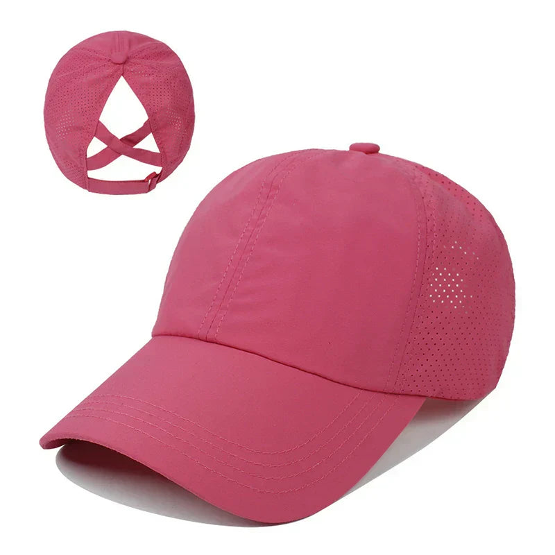 Flexibel och ventilerande sporthatt med justerbar passform – VentCap