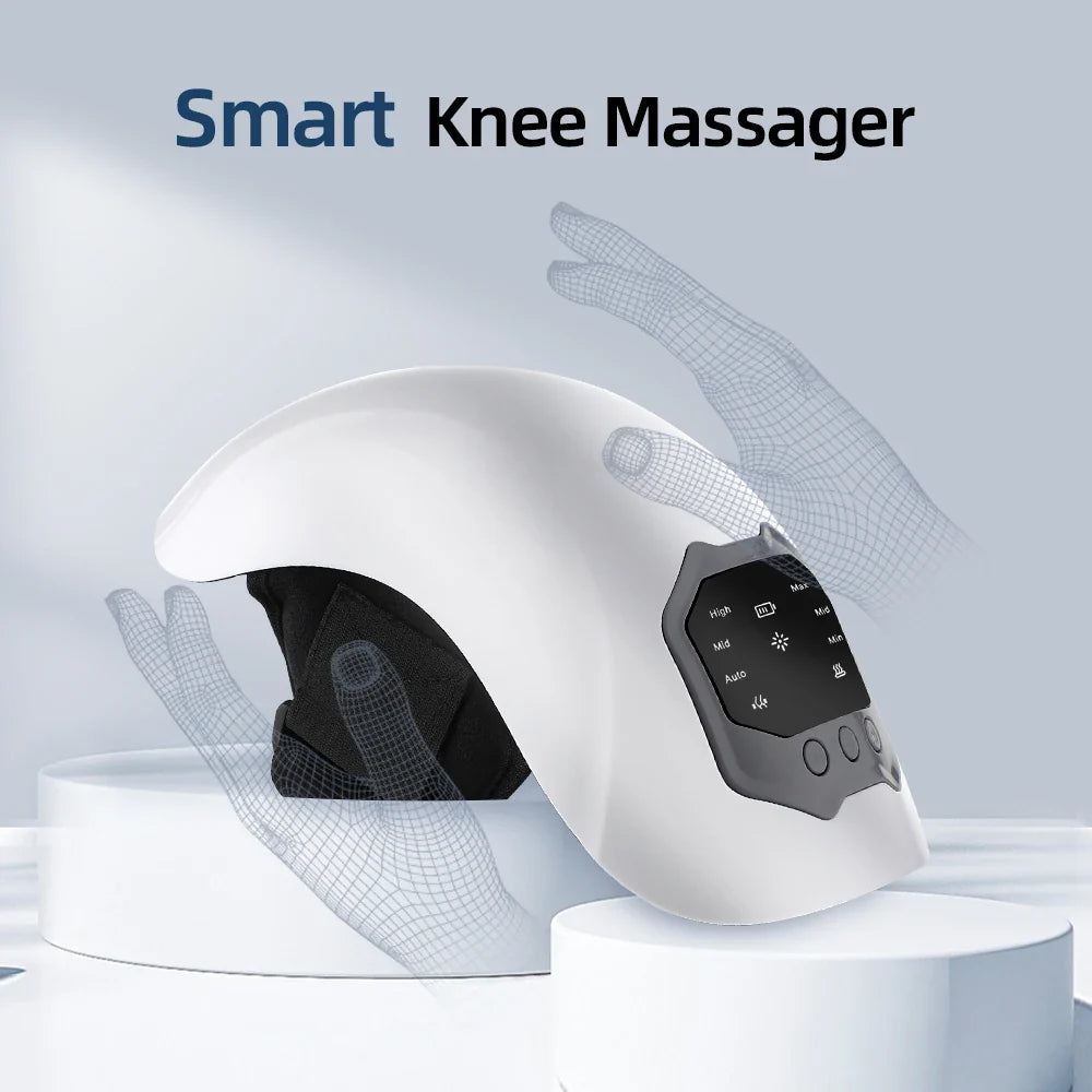 Lindra Ledsmärta med Smart Knämassör med Värme & Vibration
