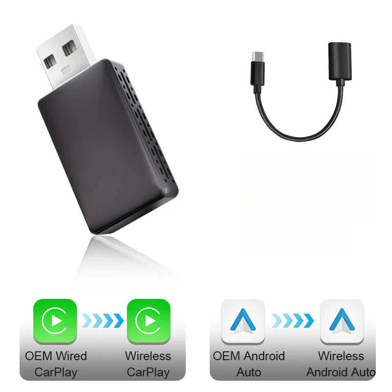 Trådlös CarPlay & Android Auto-adapter – Förenklad bilresa