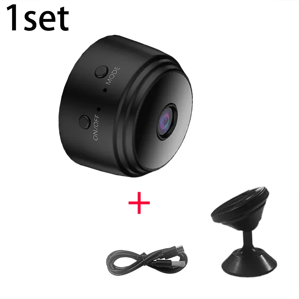 Trådlös Wifi-kamera med 1080P HD Nattseende