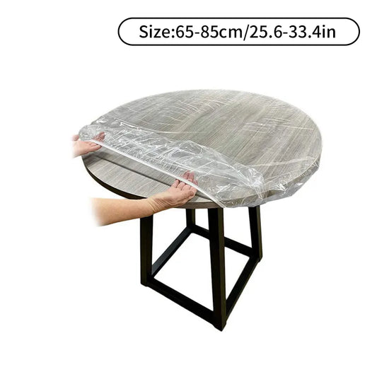 Transparent PVC Vattentät Lång Livslängd Skyddande Bordsduk