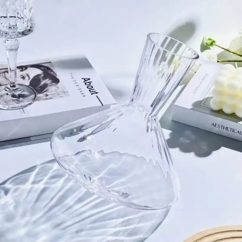 360° Glaskaraffel til Vin, Whisky og Champagne – LuxeSwirl Design