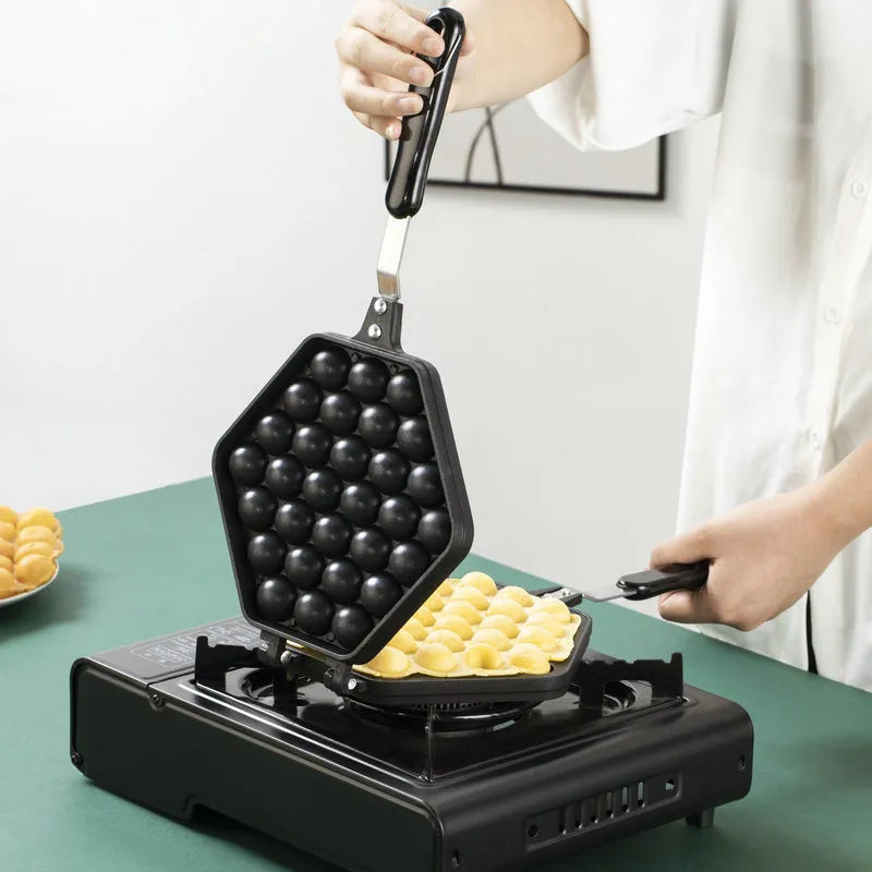 Non-stick bubbelvåffeljärn