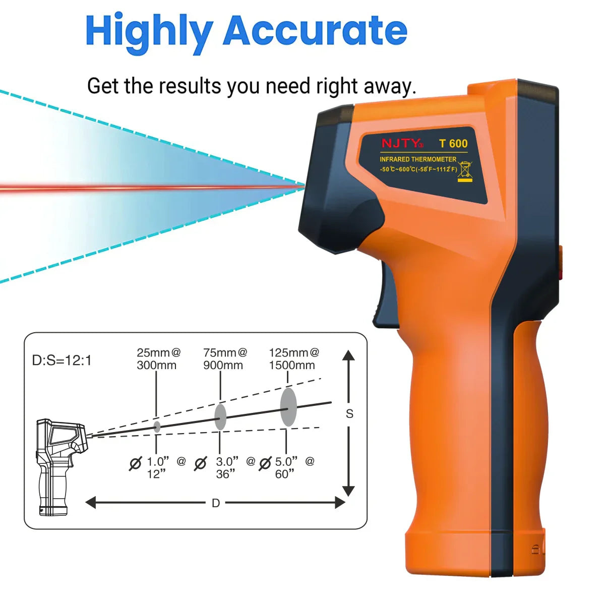 Infraröd lasertermometer