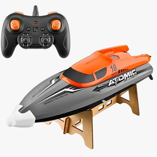 Hurtig RC Båd med Vandsystem og Automatisk Stabilisering