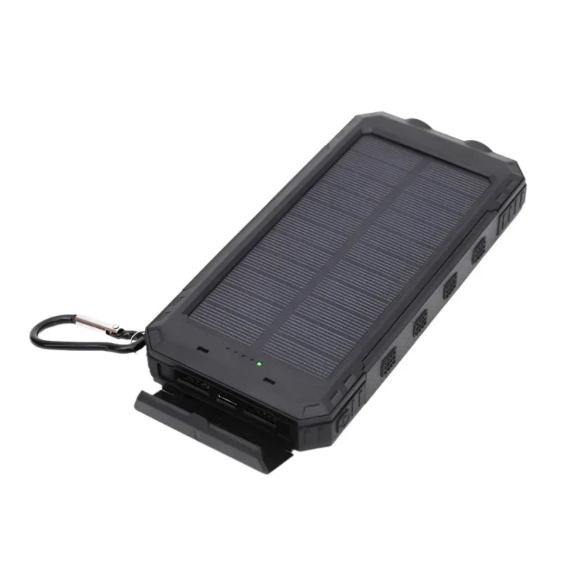 Solenergi Powerbank med Indbygget Lommelygte – EcoPower Lite