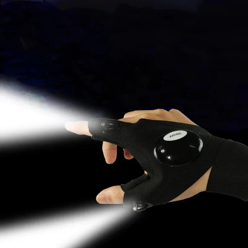 LED Ficklampor med Handskar