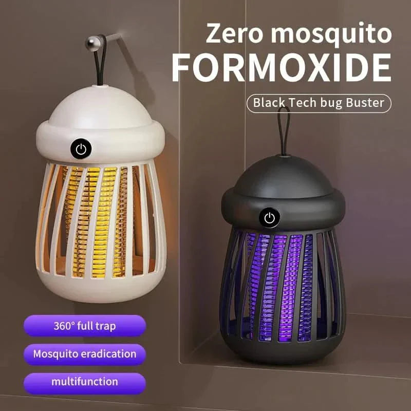 Myggfälla med UV-lampa och 3000V elchock