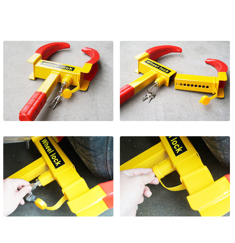 Tyverisikret bil dæk lås