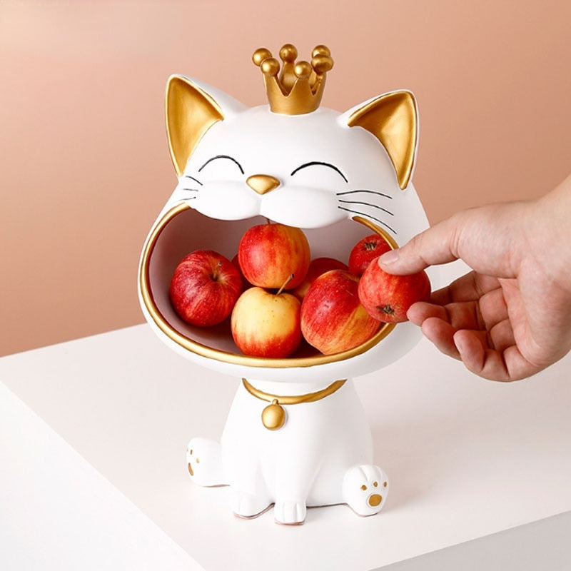 Förvaringslåda med Fortune Kitty-staty för hemmet