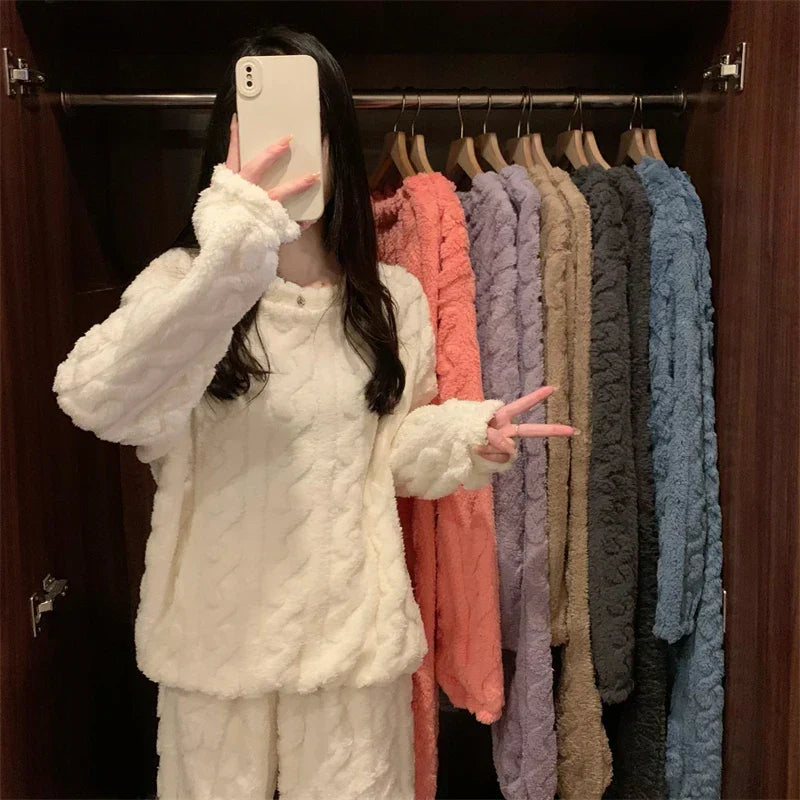 UltraBlød Flannel Pyjamas til Vinter – Komfortabel Nattøj