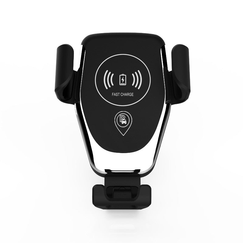 Quick Grip Auto-Clamping Trådlös Laddning Biltelefonhållare