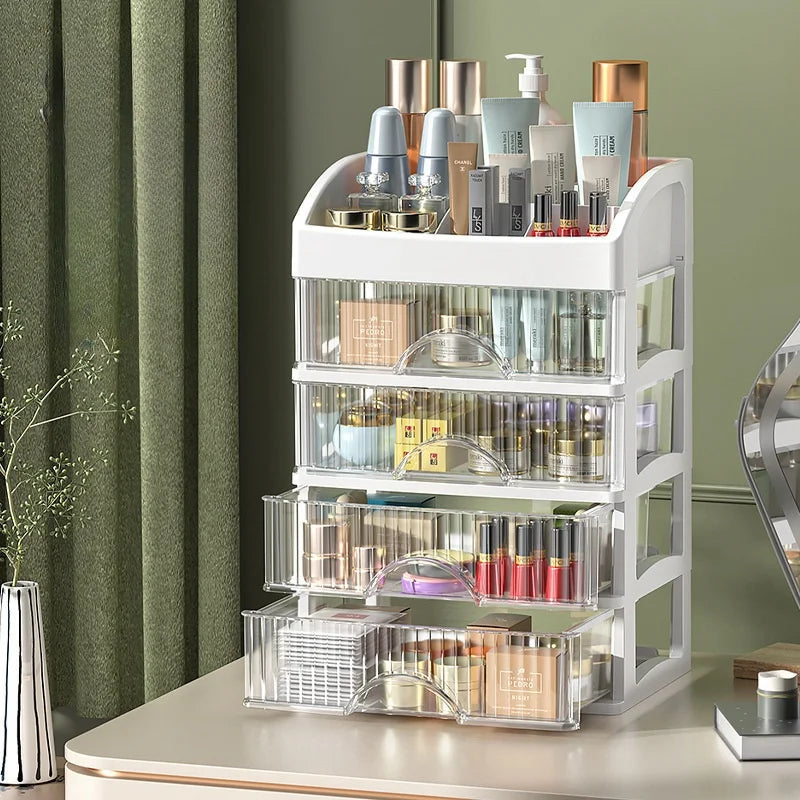 Gennemsigtig Makeup Organizer i Akryl - Klar Design
